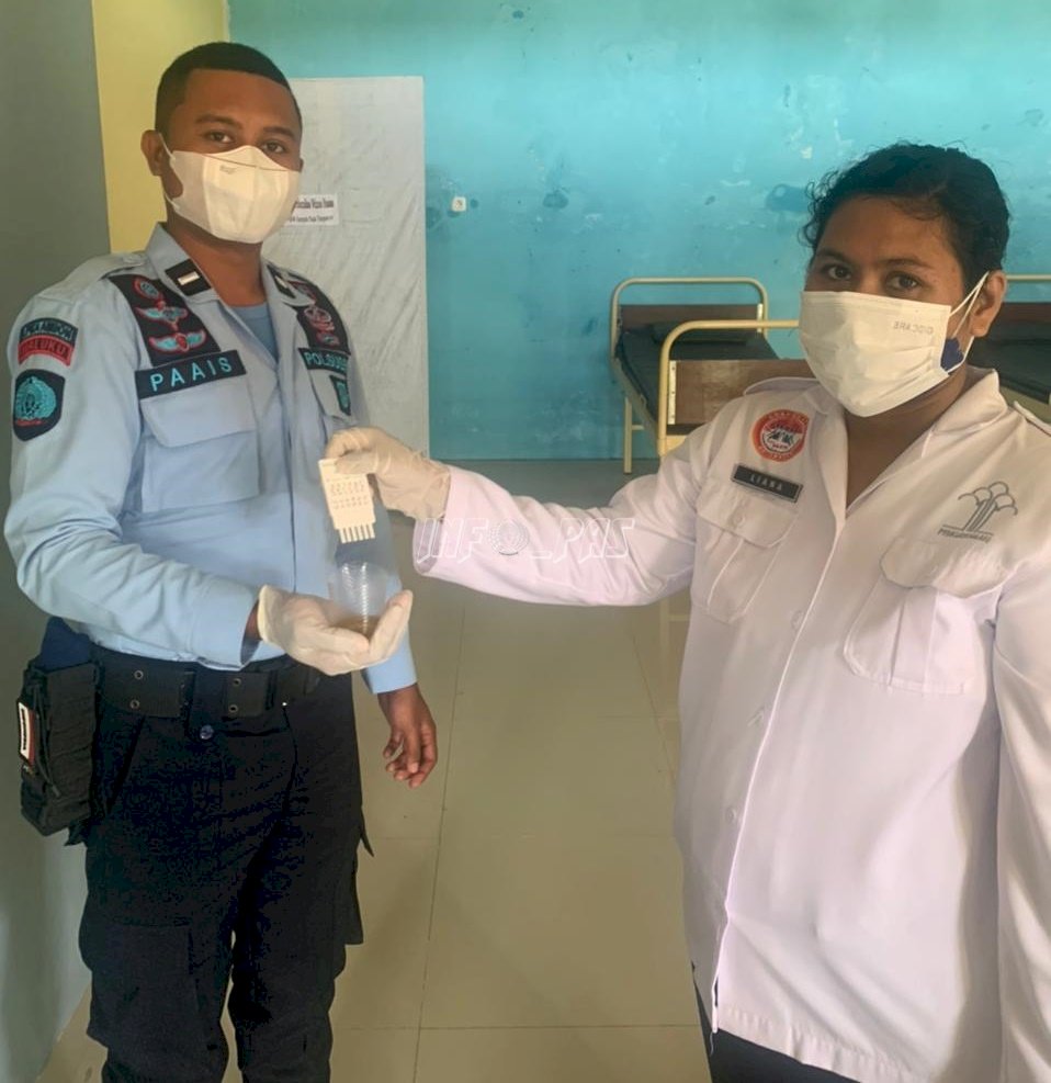 Cegah Narkoba, Petugas & Anak LPKA Ambon Jadi Sasaran Tes Urine