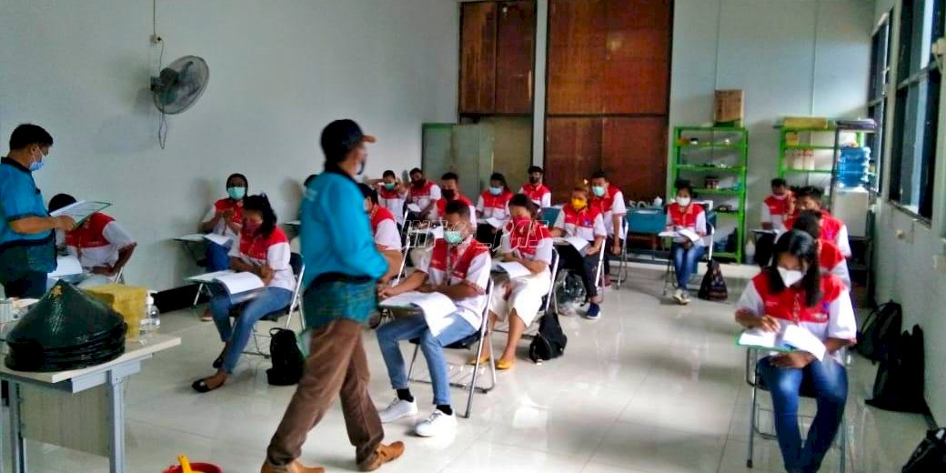 20 Klien Bapas Ambon Ikuti Uji Kompetensi dan Sertifikasi Tanaman Hidroponik