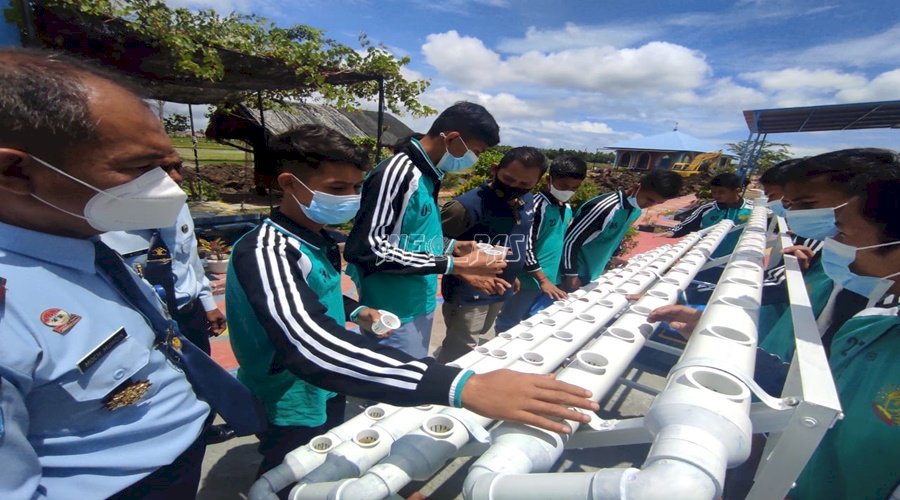 LPKA Banda Aceh Gelar Pelatihan Budidaya Tanaman Hidroponik