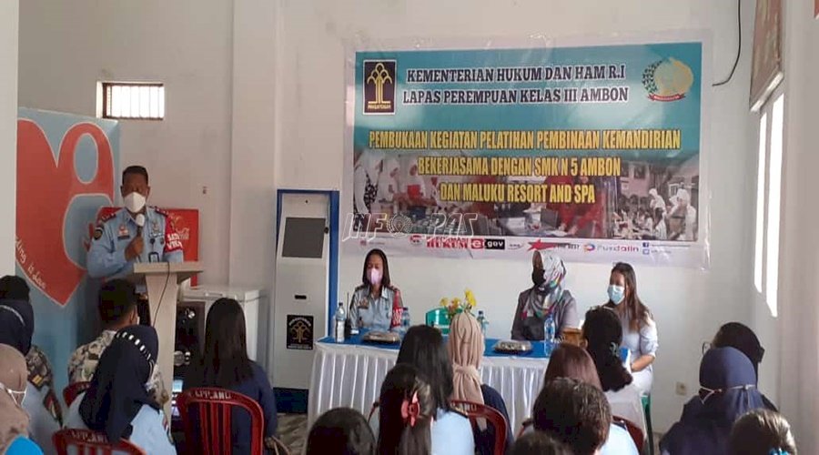 Buka Pelatihan di LPP Ambon, Ini Pesan Plt. Kadivpas Maluku