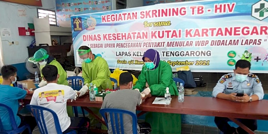 Ratusan WBP Lapas Tenggarong Jalani Skrining TB-HIV Tahap II