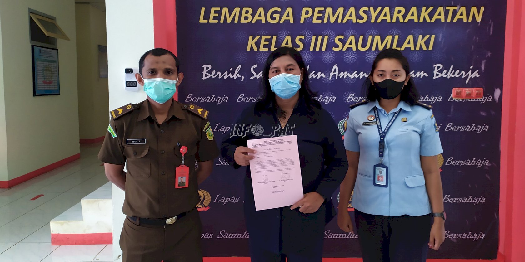 Lapas Saumlaki Terima Tahanan Perempuan dari Kejari MTB
