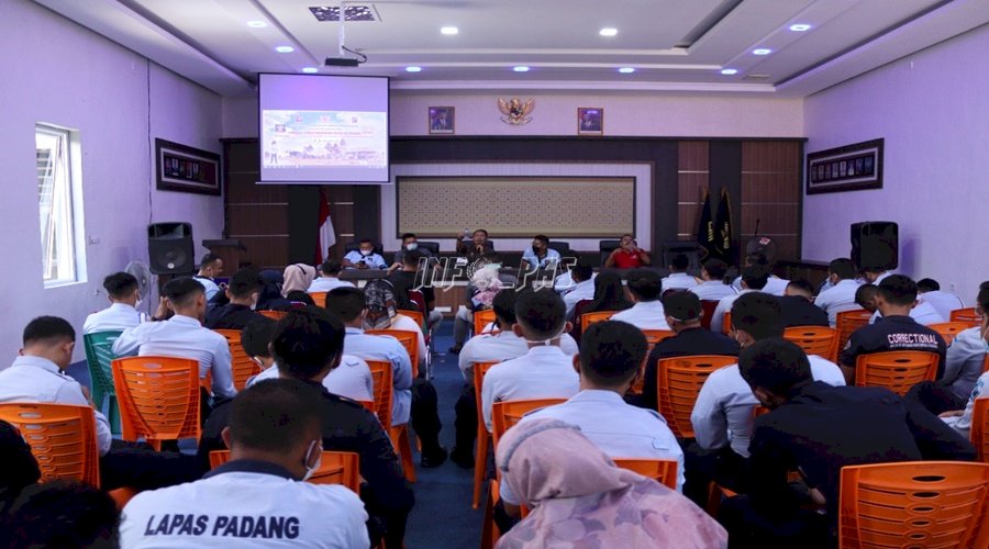 Komitmen Raih ZI, Kalapas Padang Tekankan Ini kepada Seluruh Petugas