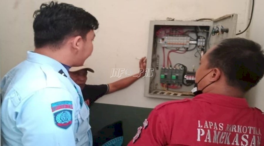 Cegah Kebakaran, Lapas Lakukan Pemeriksaan Instalasi Listrik