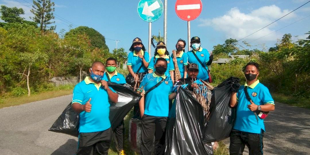 Lapas Tual Dukung World Clean Up Day