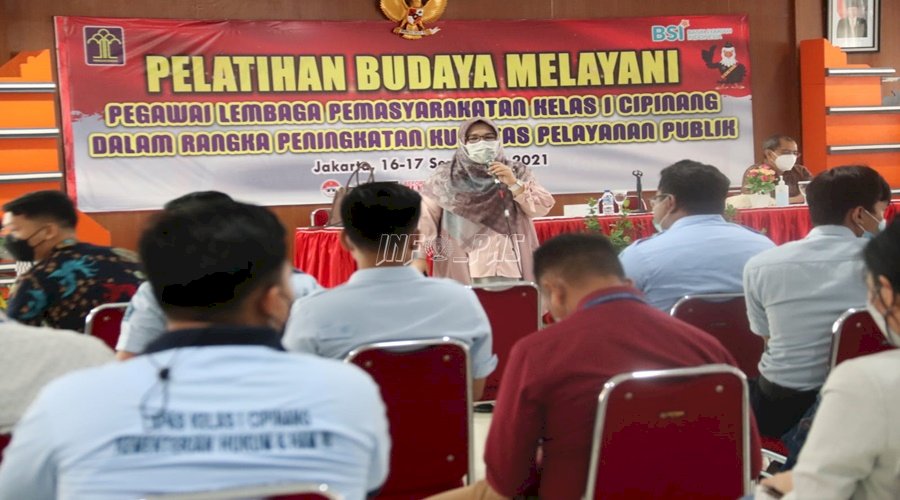 Tingkatkan Pelayanan, Lapas Cipinang Kembali Gelar Pelatihan Budaya Melayani