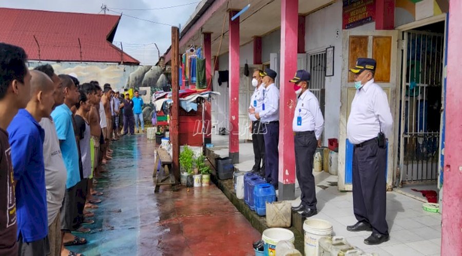 Kalapas Muara Teweh Ajak WBP Ciptakan Lingkungan Kondusif & Bersih