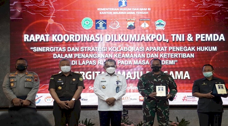 Kanwil Jateng Sinergikan Penegakan Hukum dengan Kejaksaan, Kepolisian, TNI, dan Pemda