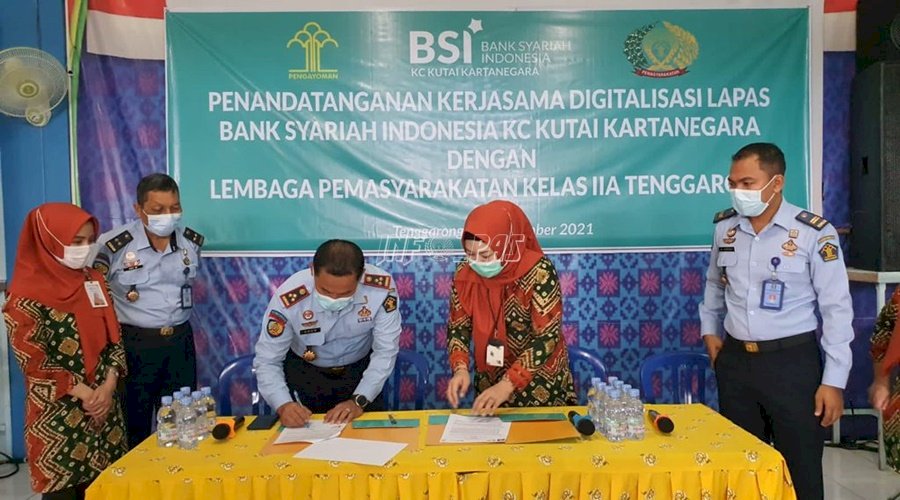 Dukung Bebas Peredaran Uang, Lapas Tenggarong Gandeng BSI