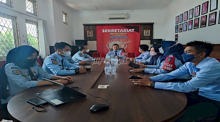 Percepat Layanan, Lapas Rangkasbitung Ikuti Sosialisasi Sikelabang Bapas Serang