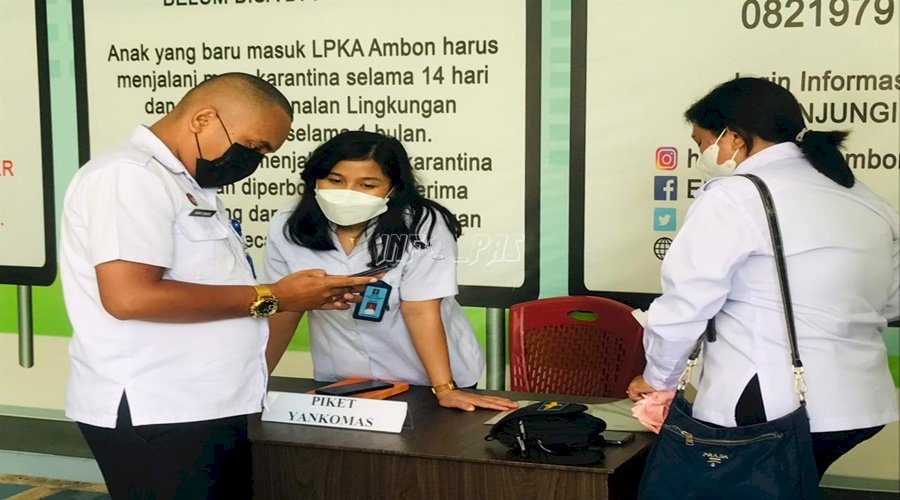 LPKA & LPP Ambon Kedatangan Tim Direktorat Yankomas Kemenkumham