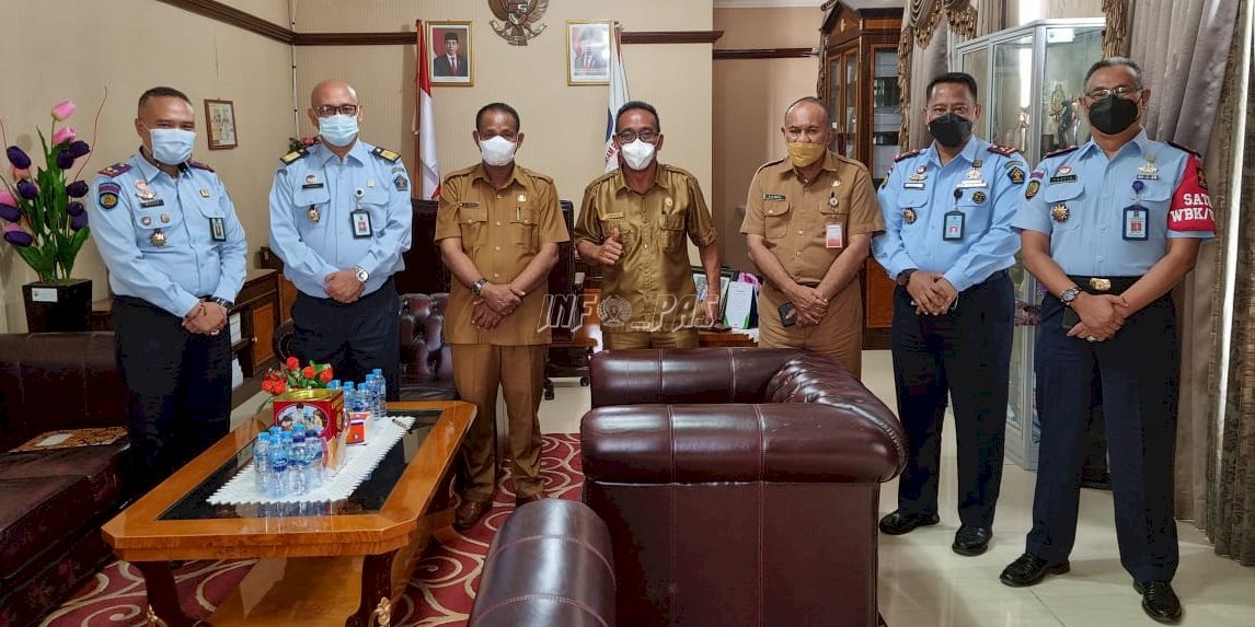 Sambangi Bupati SBB, Pimti Kanwil Maluku Bahas Peningkatan Status Lapas Piru