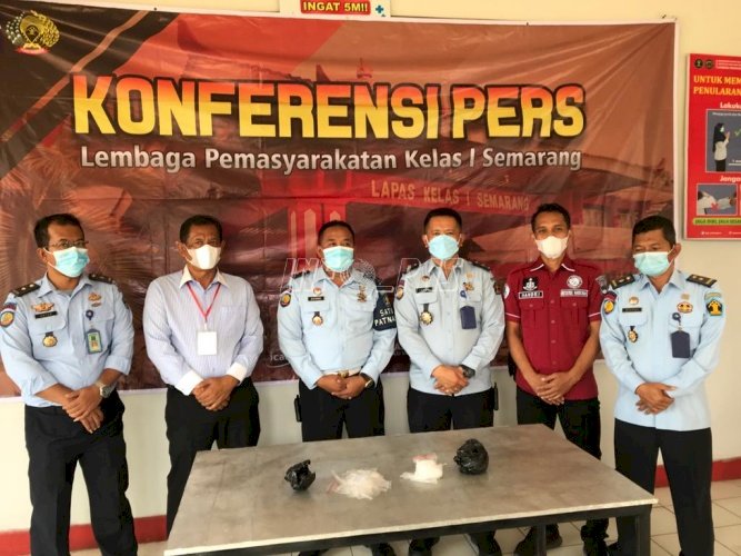 Lagi, Petugas Lapas Semarang Gagalkan Lemparan Sabu dari Luar Tembok