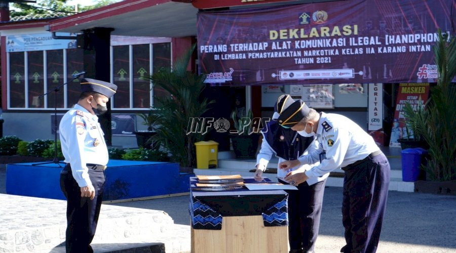 LPN Karang Intan Berkomitmen Perangi Alat Komunikasi Ilegal