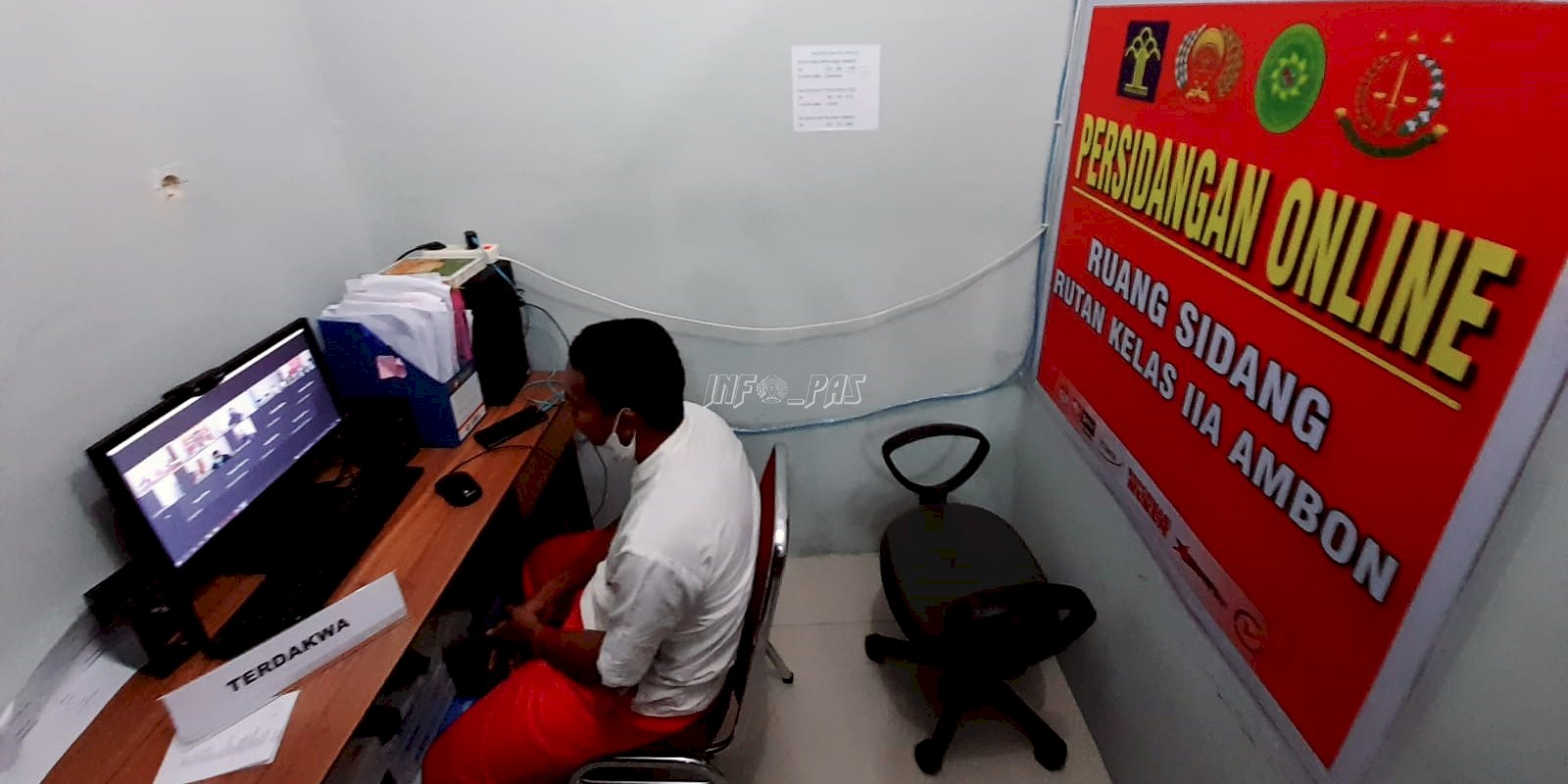Rutan Fasilitasi Sidang Online bagi WBP