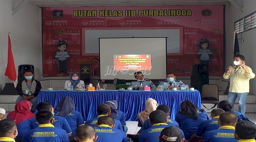 Gelar Penguatan & Penyuluhan, Rutan Purbalingga Hadirkan Bapas Purwokerto & Pokmas Lipas