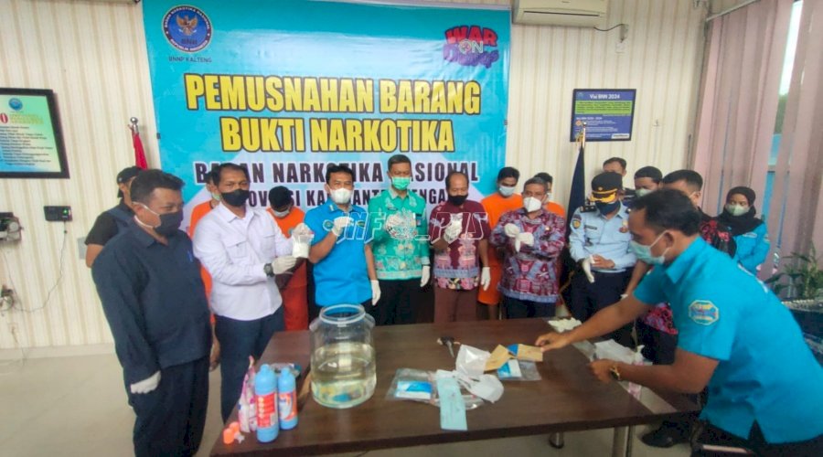Lapas Palangka Raya-BNNP Kalteng Ungkap Jaringan Narkoba 2 Provinsi