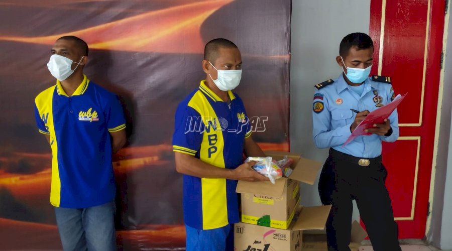 Pembagian Perlengkapan Mandi Tingkatkan Kesehatan WBP Rutan Masohi
