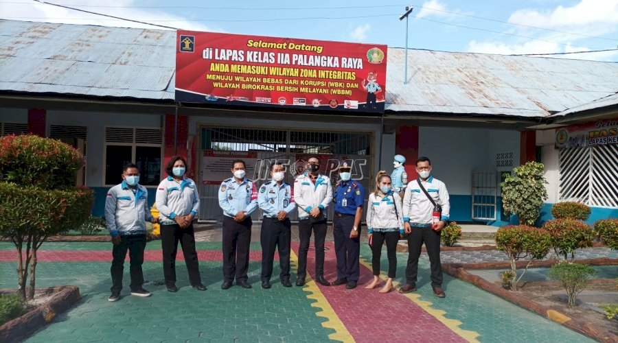 Sukses Gelar Sosialisasi & Pelatihan Damkar, Lapas Palangka Raya Diapresiasi DPKP