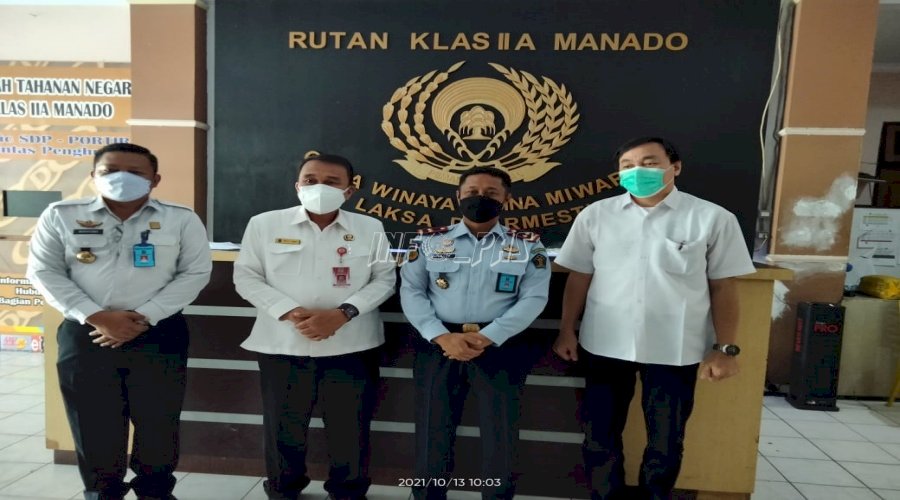 Rutan Manado Kedatangan Sekot & Plt. Kadis Kesehatan Manado