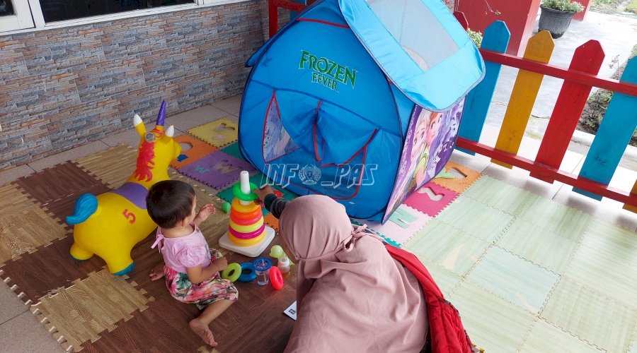 Layanan Taman Bermain Lapas Palangka Raya Jadi Favorit Anak-Anak