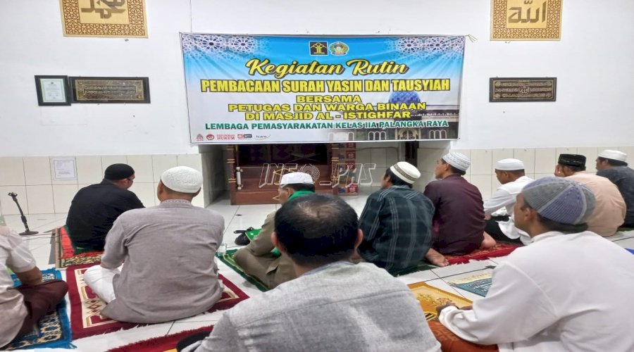 Kegiatan Keagamaan Wujudkan Revolusi Mental di Lapas Palangka Raya