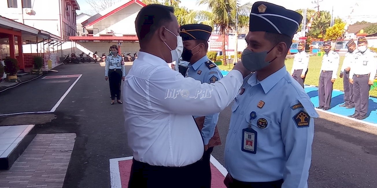 Petugas Lapas Disematkan Pangkat Baru, Ini Harapan Kalapas