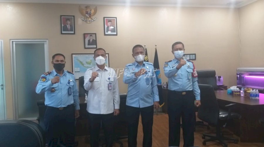 Sambangi BNNP Kalteng, Lapas Palangka Raya Bertekad Wujudkan P4GN