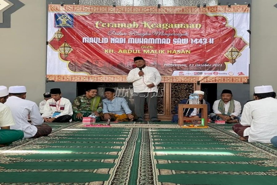 Penuhi Masjid, Petugas & WBP Resapi Keteladanan Nabi Muhammad SAW