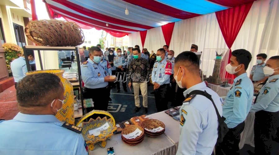 Ikuti Legal Expo, Lapas Padang Perkenalkan Karya WBP kepada Masyarakat