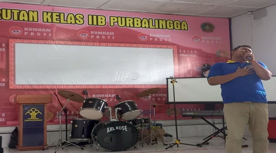 WBP Rutan Purbalingga Unjuk Keahlian dalam Lomba Karaoke