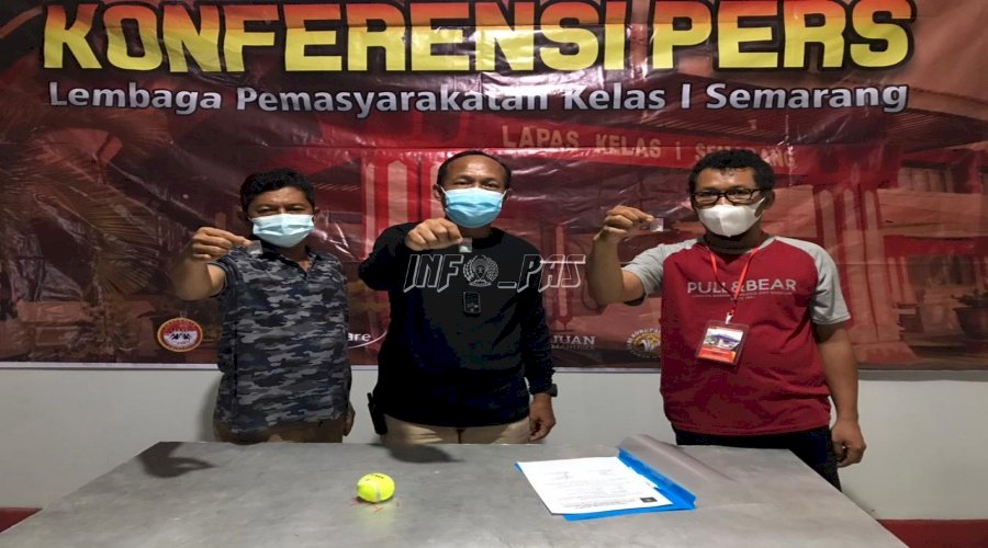 Lagi, Petugas Lapas Semarang Gagalkan Penyelundupan Sabu dalam Bola Tenis