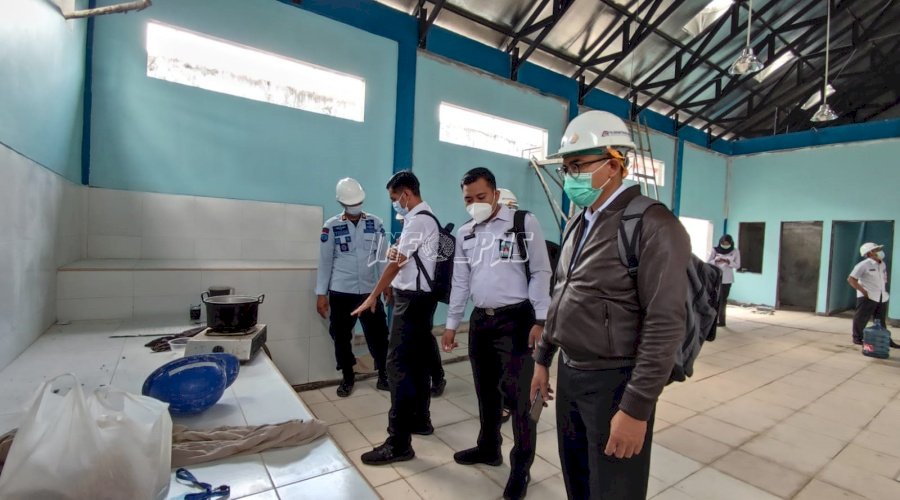 Pantau Pembangunan Dapur, Lapas Palangka Raya Kedatangan Tim Supervisi