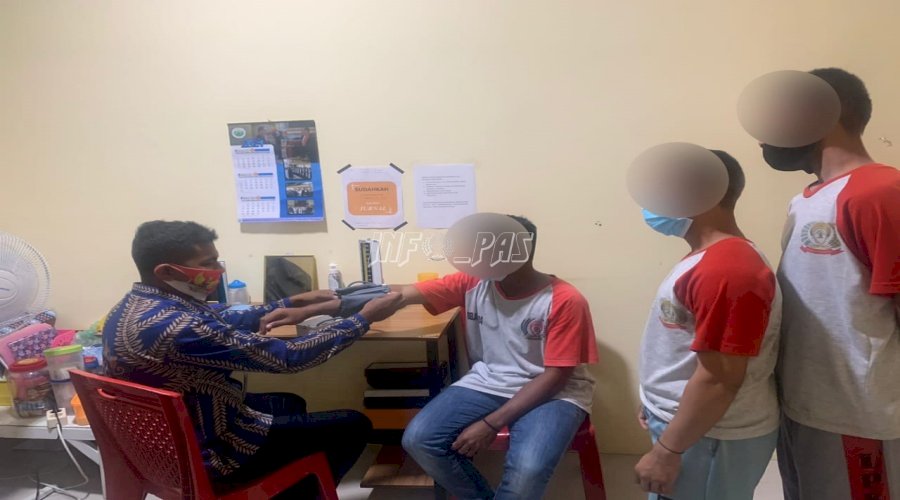 Peduli Kesehatan Anak, LPKA Ambon Lakukan Pemeriksaan Rutin