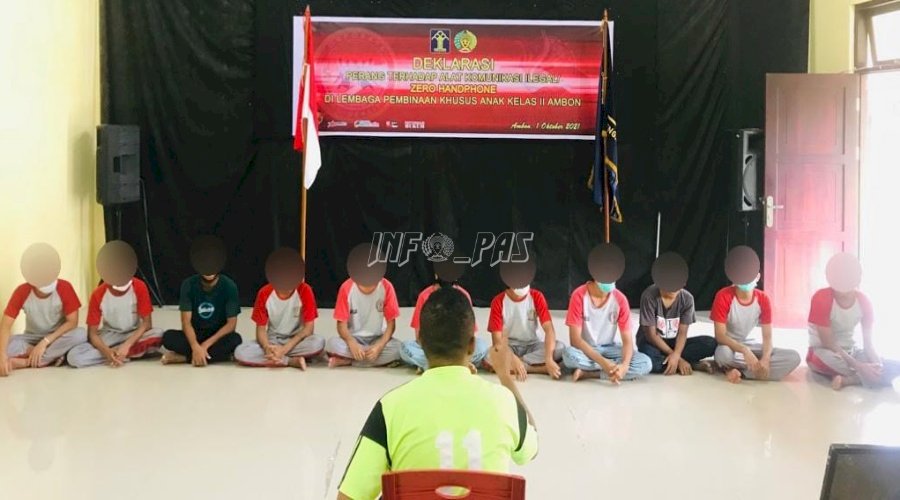 Anak LPKA Ambon Pelajari Nyanyian Syair Tari Saman