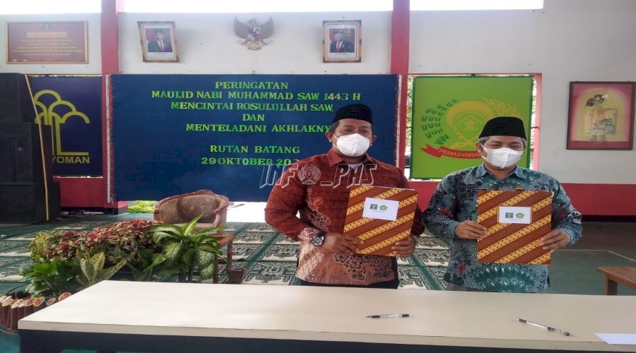 Rutan Batang Terima Bantuan Kitab & Teken PKS dengan Kemenag