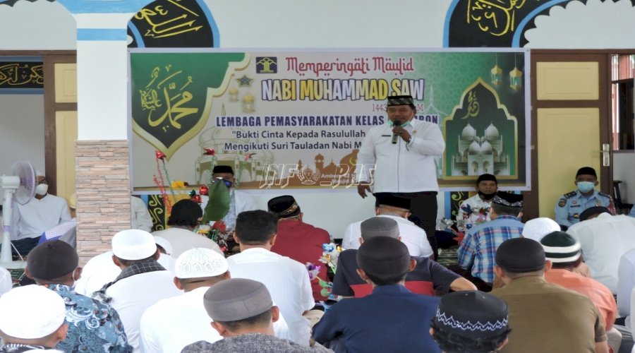 Lapas Ambon Gelar Peringatan Maulid Nabi Muhammad SAW 1443 H