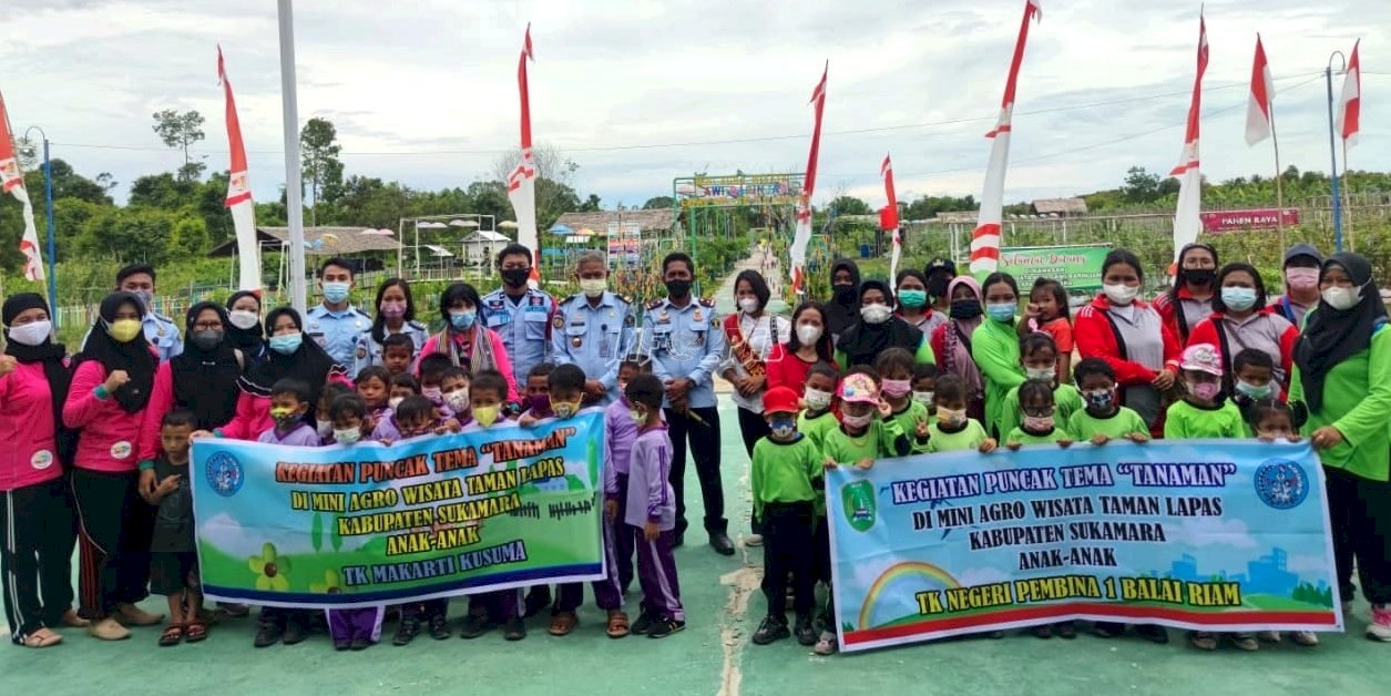 Agrowisata Gawi Barinjam Lapas Sukamara Jadi Pilihan Sarana Edukasi Anak Usia Dini