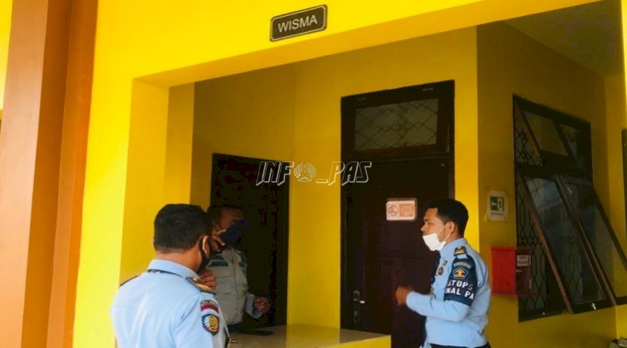 Satops Patnal LPKA Ambon Lakukan Kontrol Pos Jaga, Wisma, dan Dapur