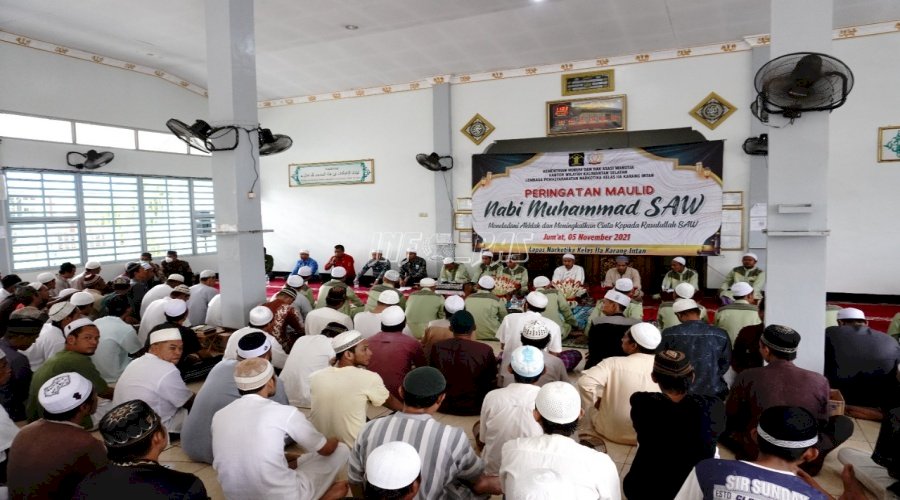 Lantunan Salawat Isi Peringatan Maulid Nabi di LPN Karang Intan