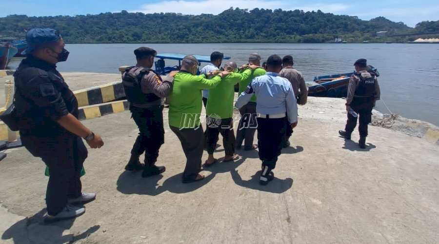 Divpas Kaltim Pindahkan 3 Narapidana Narkotika ke Nusakambangan