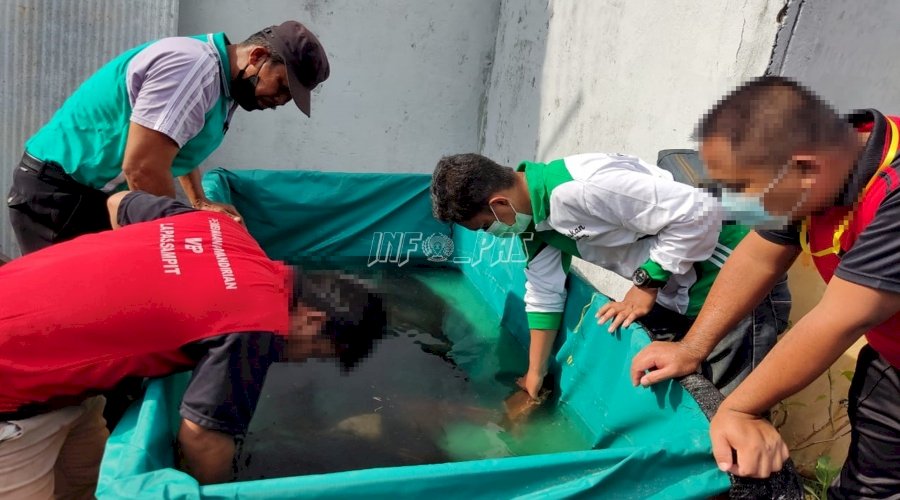 Tingkatkan Hasil Budidaya Lele, Lapas Sampit Tambah 2 Kolam Buatan