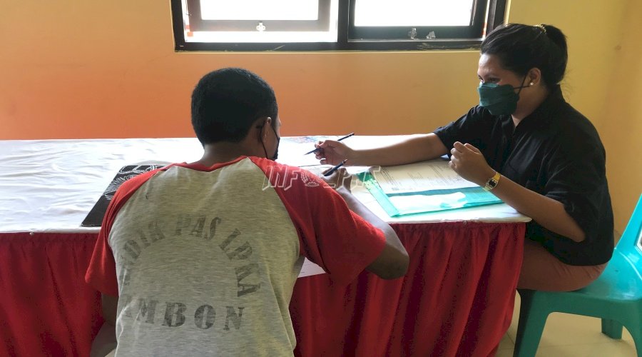 1 Anak LPKA Ambon Jalani Asesmen Adiksi