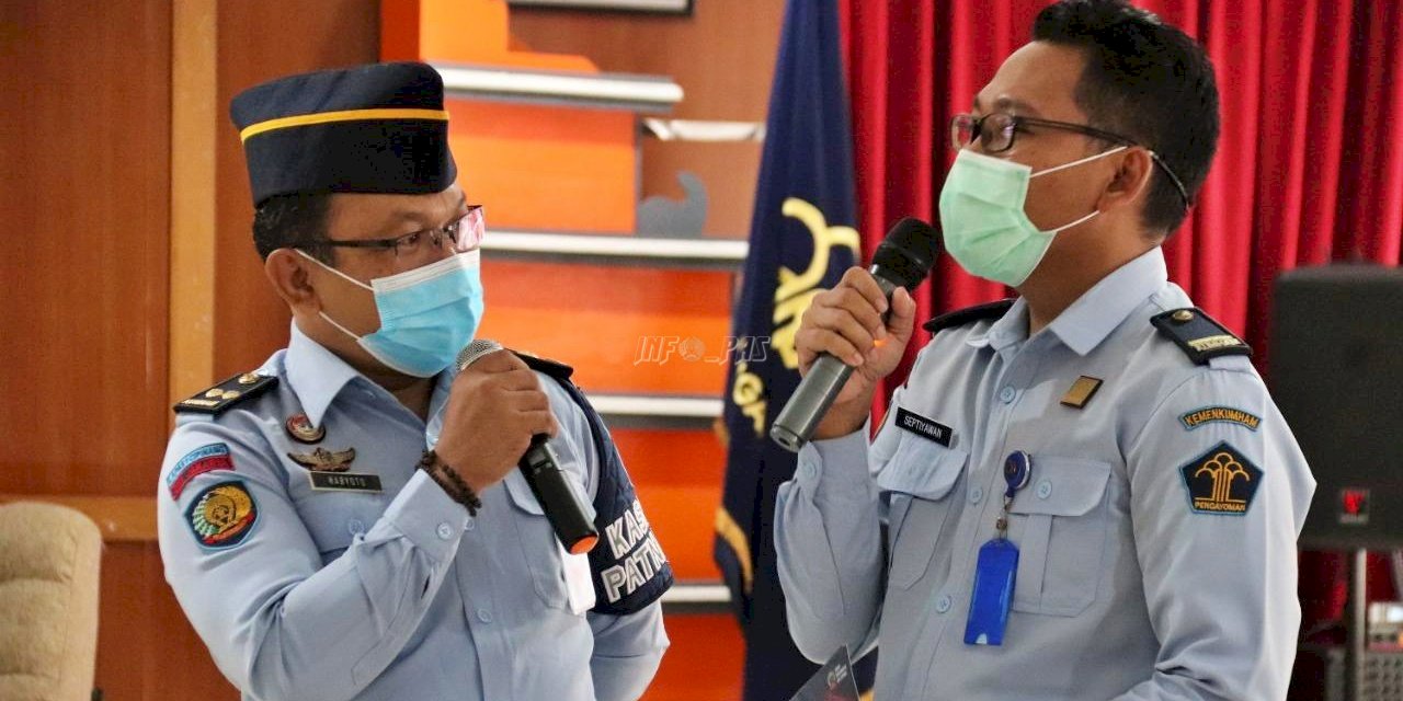 Mantapkan Persiapan Verifikasi Lapangan ZI WBK, Pegawai Lapas Cipinang Gelar Talkshow