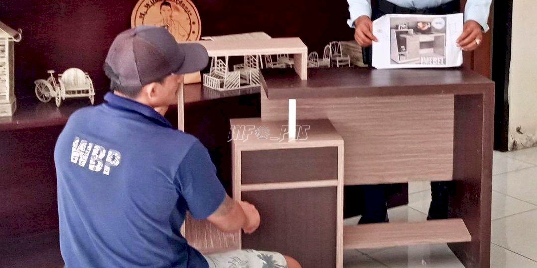 Kreativitas WBP Lapas Narkotika Pamekasan Hasilkan Furnitur Kualitas Terbaik