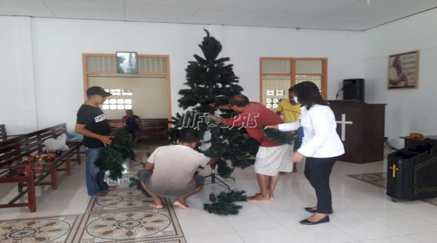 Gereja Solagracia Lapas Ambon Siap Menyambut Natal 2021