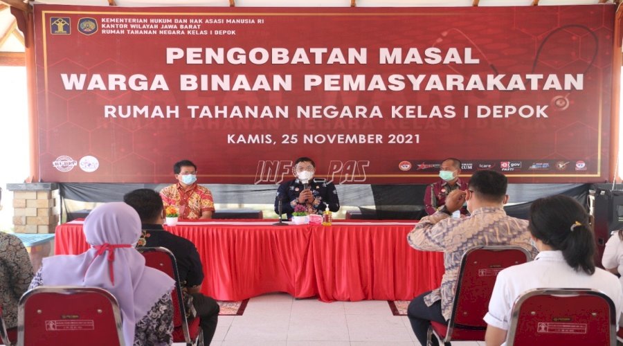 Gandeng Yayasan Hope Mahanaim Mulia, Rutan Depok Gelar Pengobatan Massal & Konseling