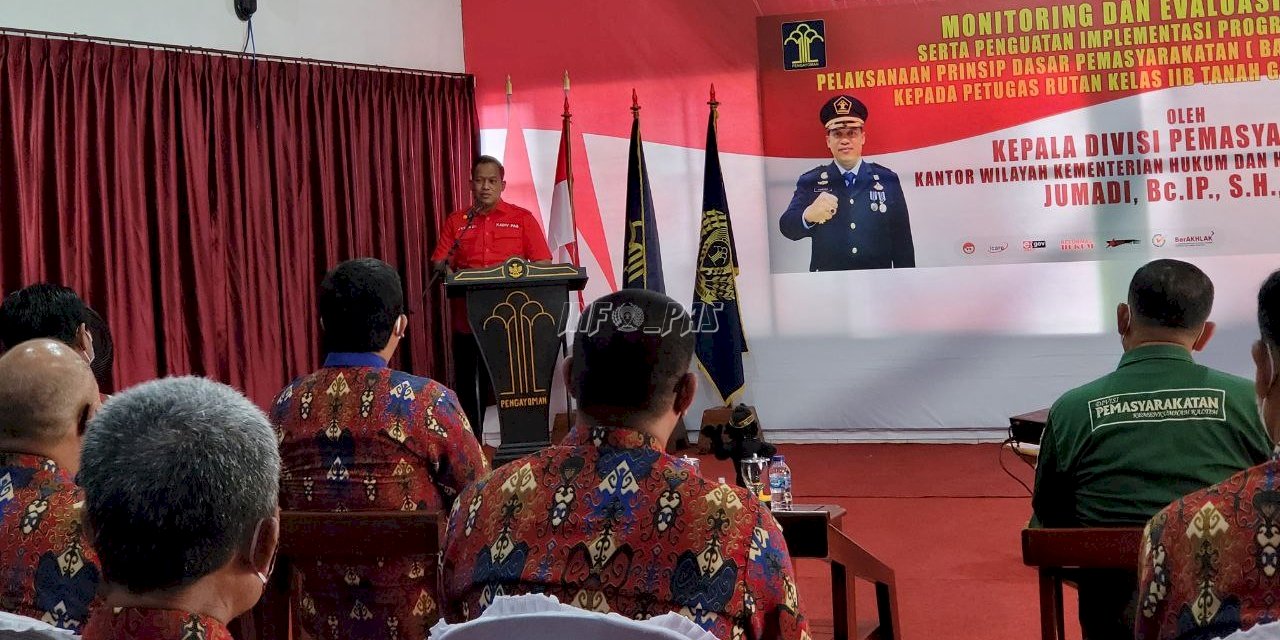 Kadivpas Kaltim Berikan Penguatan bagi UPT Pemasyarakatan Wilayah Balikpapan & Tanah Grogot