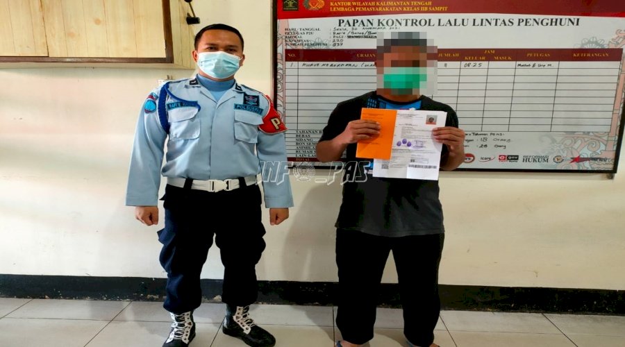 Dapat PB, 1 WBP Dikeluarkan dari Lapas Sampit