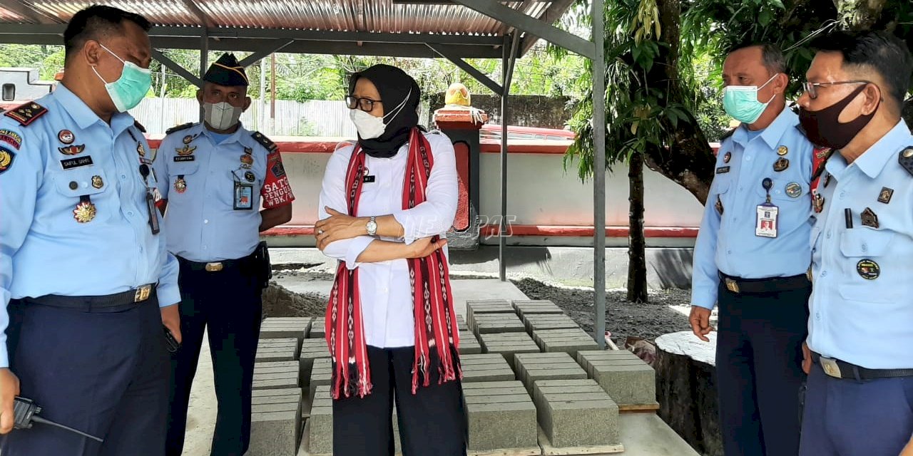 UPT Pemasyarakatan Maluku Sambut Kedatangan Kepala Balitbangkumham